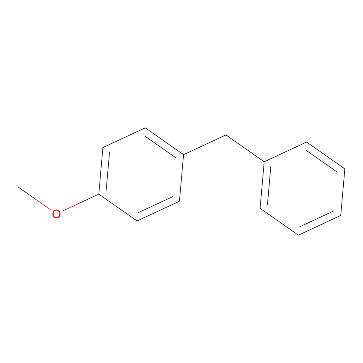4-Methoxydiphenylmethane molecular structure, CAS 834-14-0