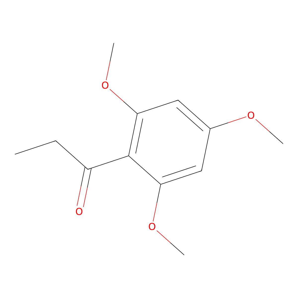 2',4',6'-Trimethoxypropiophenone molecular structure, CAS 834-94-6