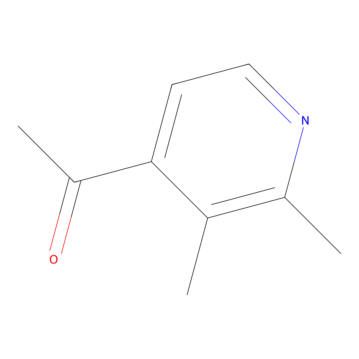 1-(2,3-Dimethylpyridin-4-YL)ethanone molecular structure, CAS 83402-07-7
