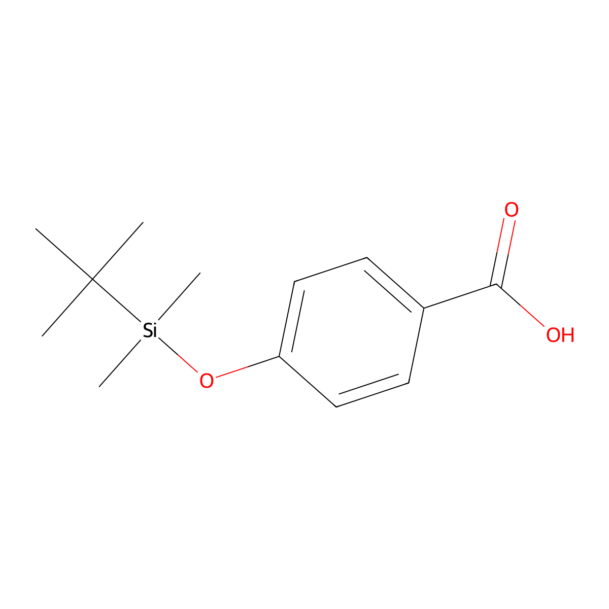 4-[(tert-Butyldimethylsilyl)oxy]benzoic acid molecular structure, CAS 83405-98-5