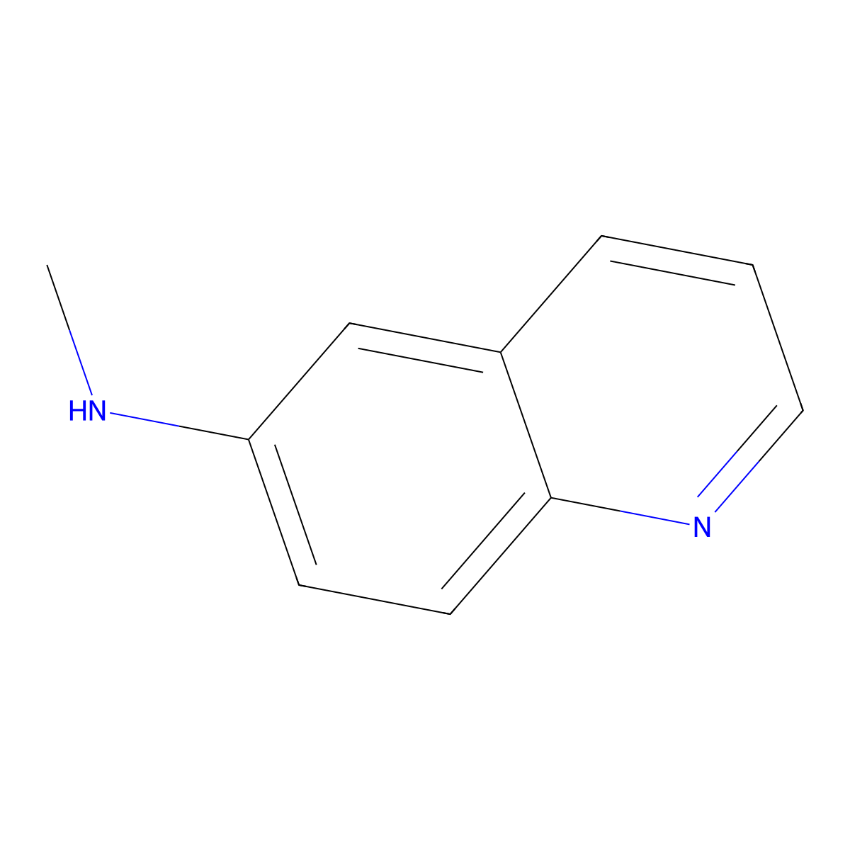 N-methylquinolin-6-amine molecular structure, CAS 83407-38-9