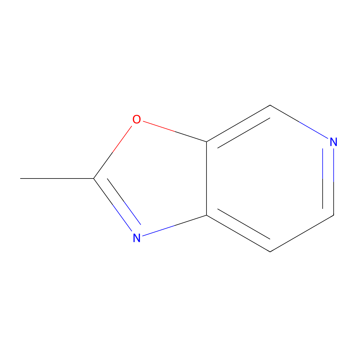 2-Methyloxazolo[5,4-c]pyridine molecular structure, CAS 83431-05-4