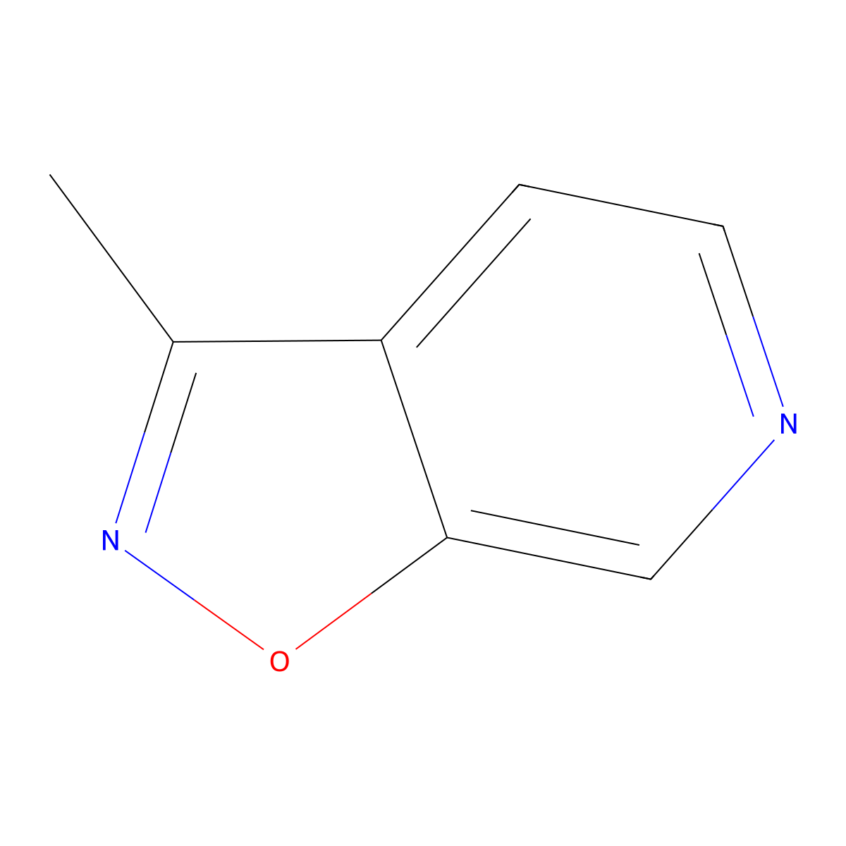 3-Methyl-[1,2]oxazolo[5,4-c]pyridine molecular structure, CAS 83431-06-5