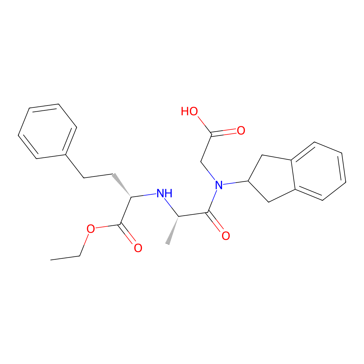 Delapril molecular structure, CAS 83435-66-9
