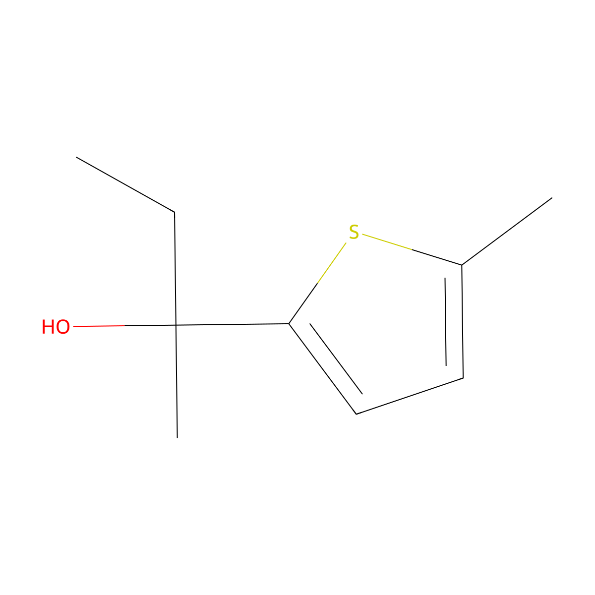 2-(5-Methyl-2-thienyl)-2-butanol molecular structure, CAS 83451-50-7
