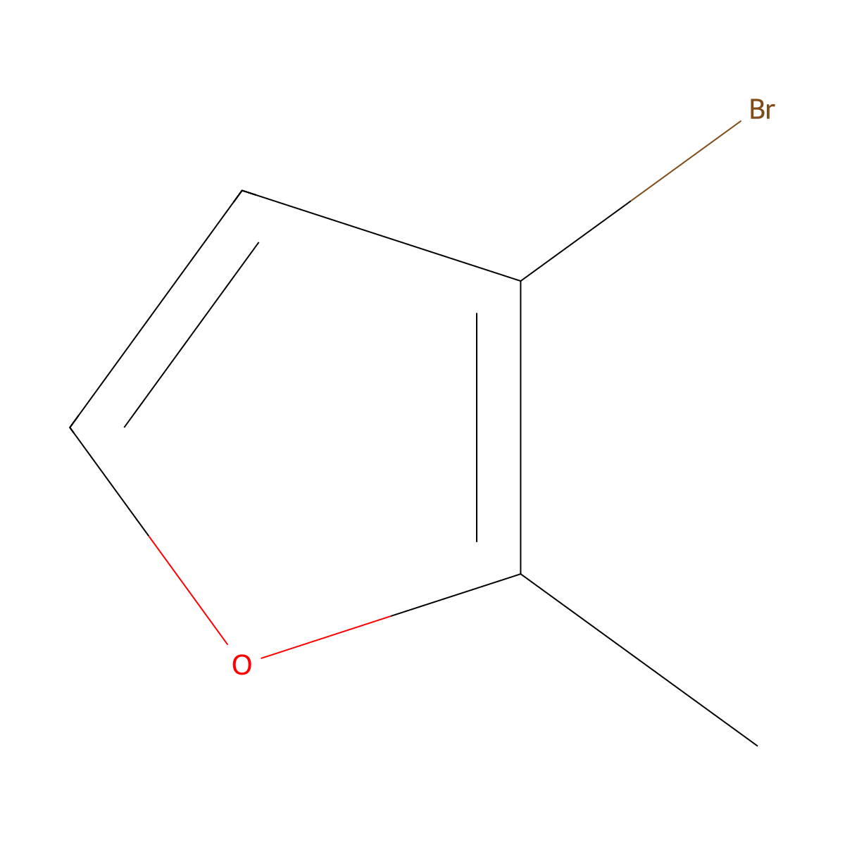 3-Bromo-2-methylfuran molecular structure, CAS 83457-06-1