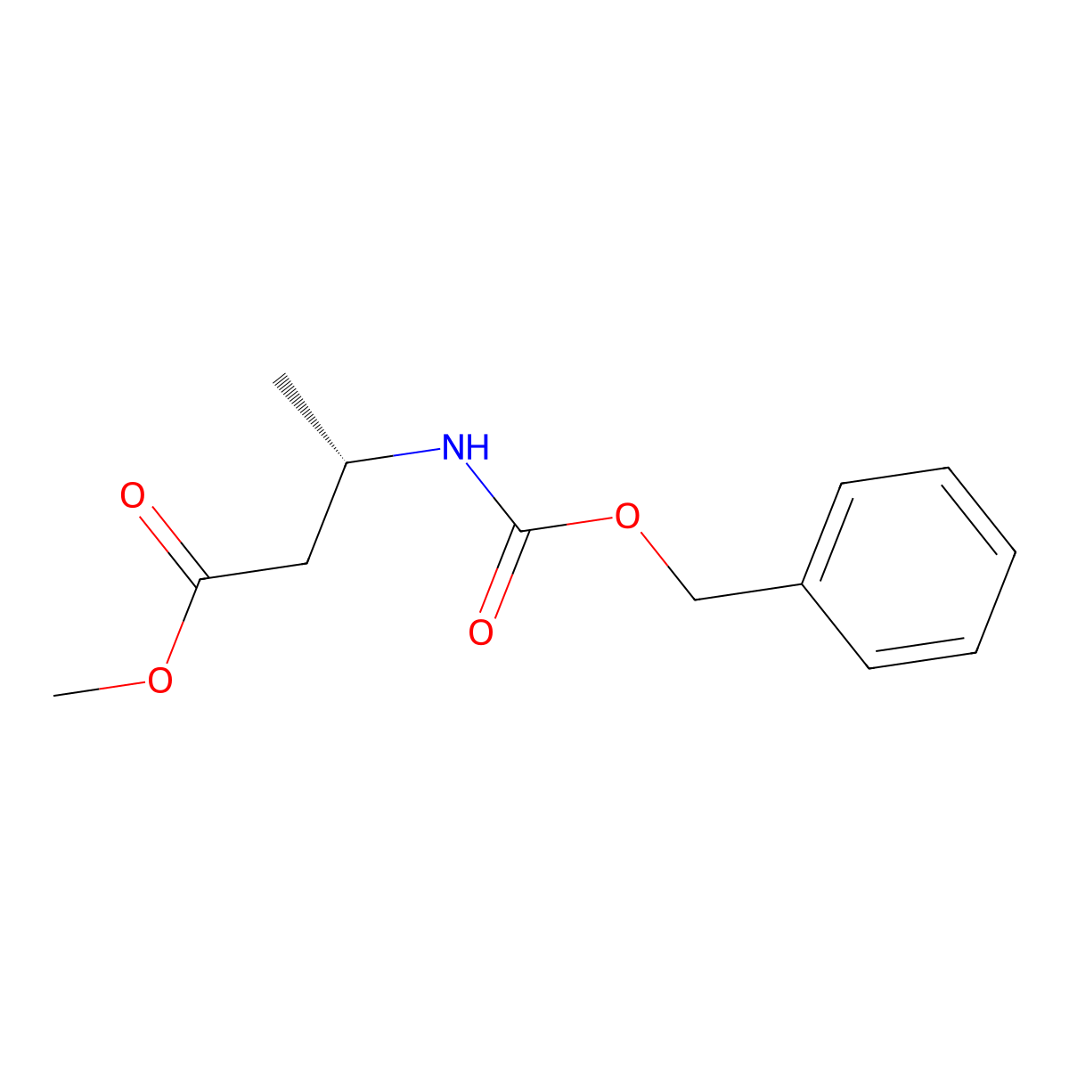 (S)-Methyl 3-(cbz-amino)butanoate molecular structure, CAS 83460-84-8