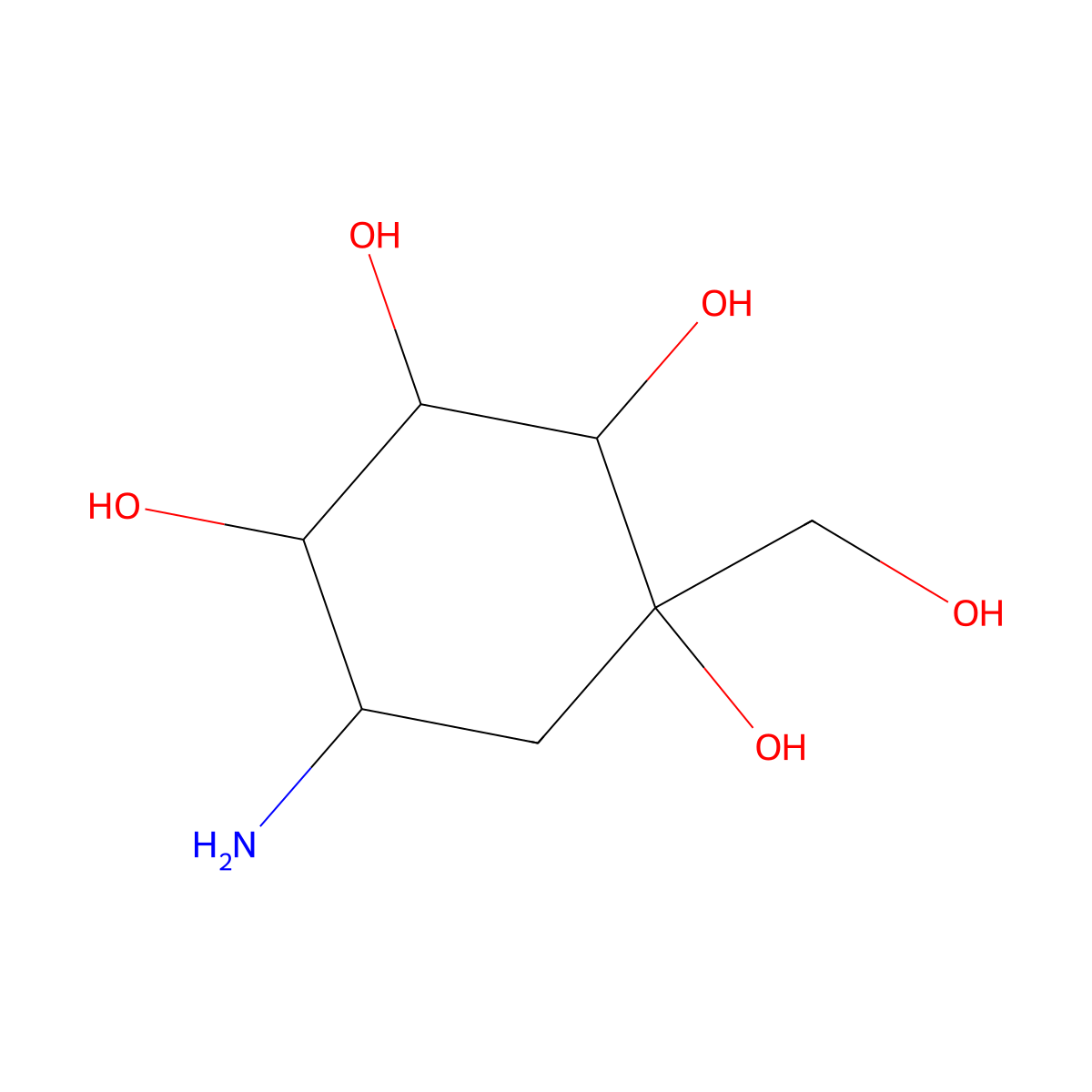 Valiolamine molecular structure, CAS 83465-22-9