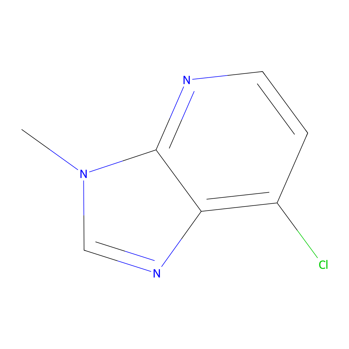 7-Chloro-3-methyl-3h-imidazo[4,5-b]pyridine molecular structure, CAS 83472-64-4
