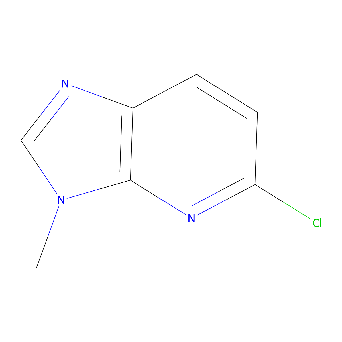 5-chloro-3-methyl-3H-imidazo(4,5-b)pyridine molecular structure, CAS 83472-65-5