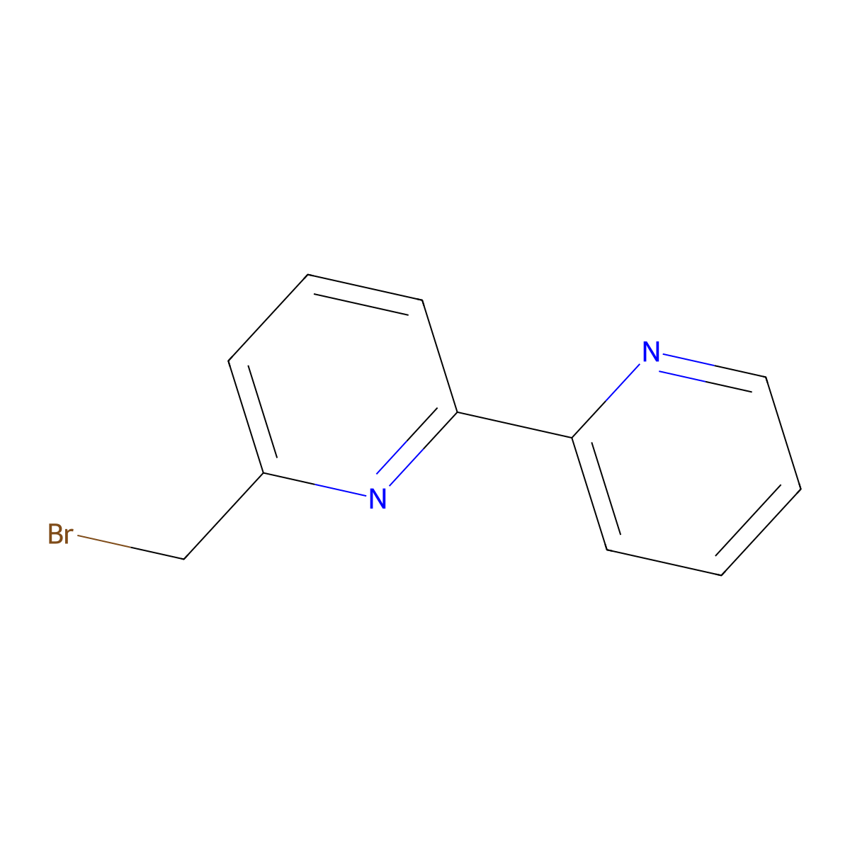 2,2'-Bipyridine, 6-(bromomethyl)- molecular structure, CAS 83478-63-1