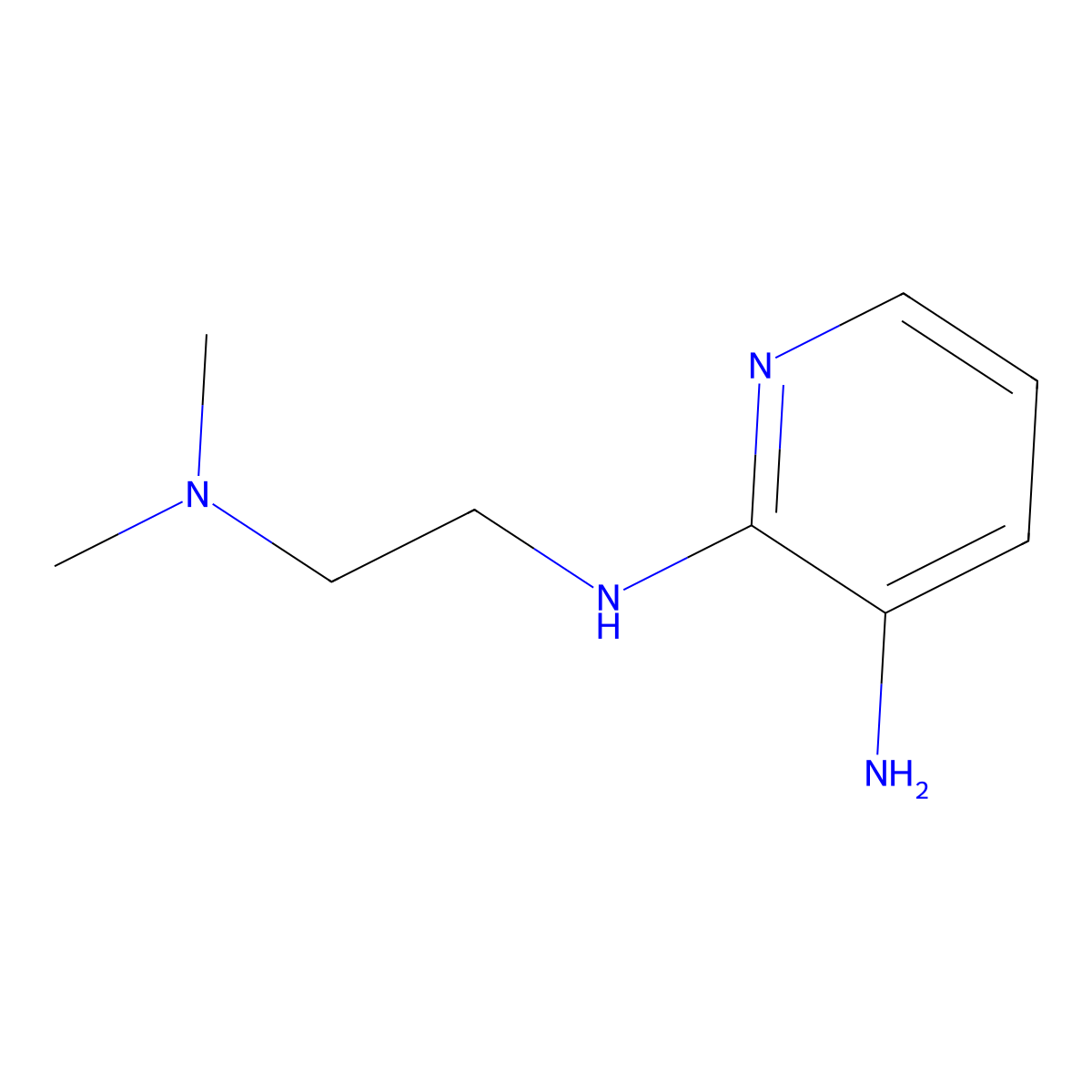 N2-[2-(Dimethylamino)ethyl]-2,3-pyridinediamine molecular structure, CAS 834798-18-4