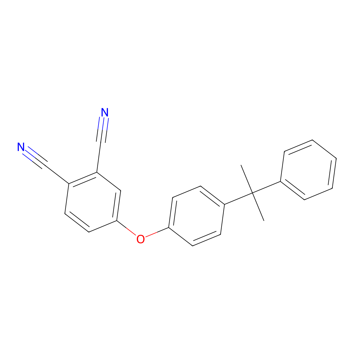 4-(4-Cumylphenoxy)phthalonitrile molecular structure, CAS 83482-57-9