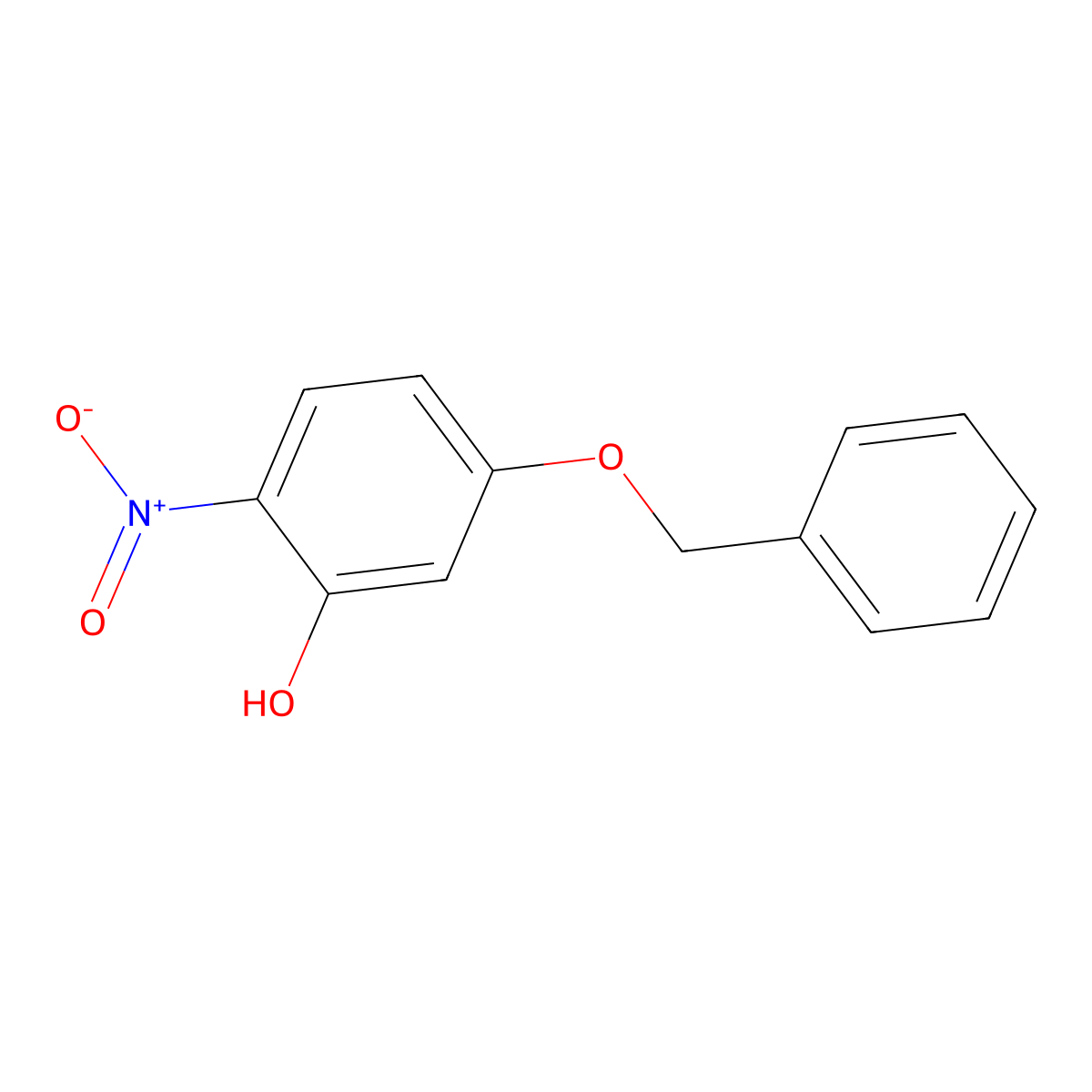 5-(Benzyloxy)-2-nitrophenol molecular structure, CAS 83486-63-9