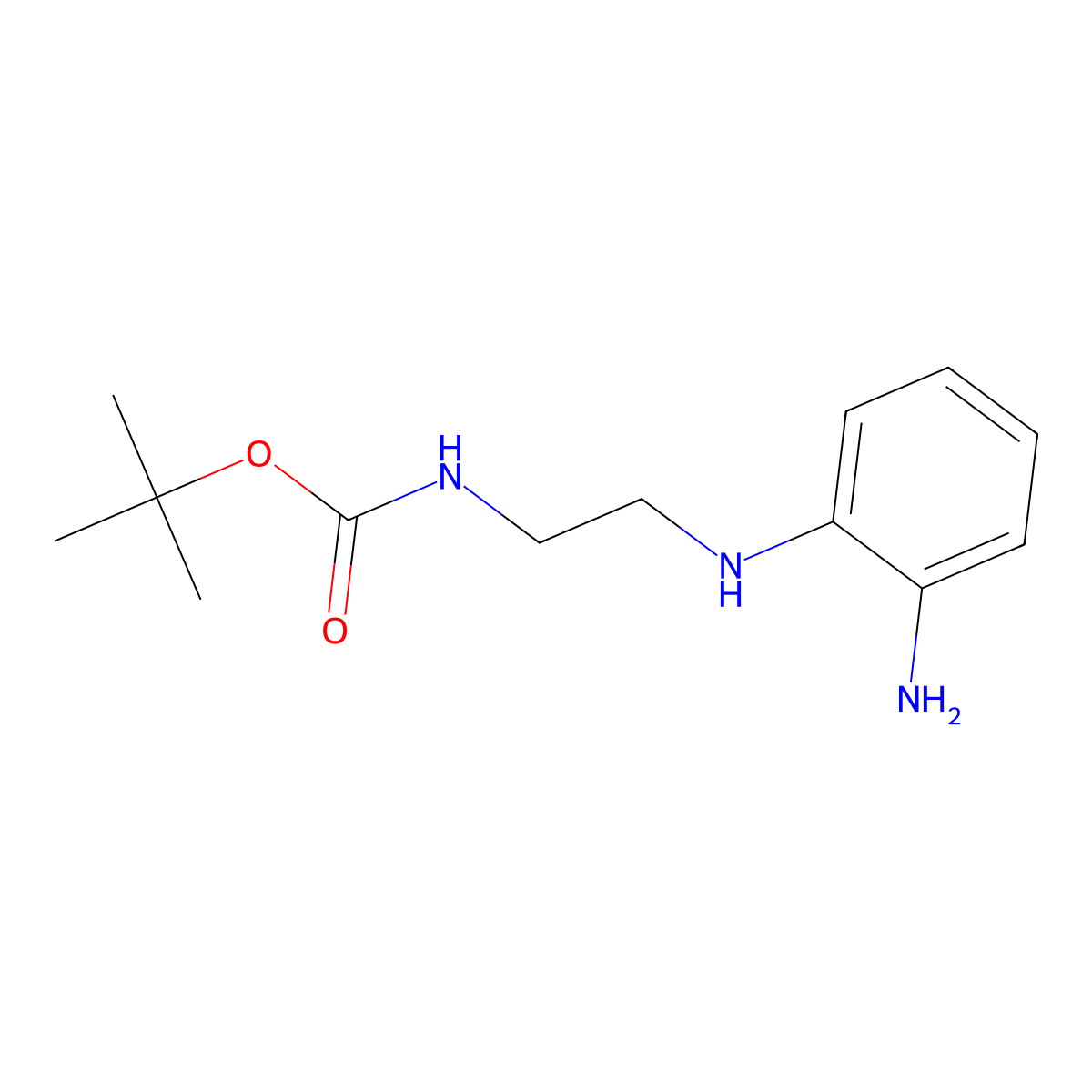 tert-Butyl 2-[(2-Aminophenyl)amino]ethylcarbamate molecular structure, CAS 834881-64-0