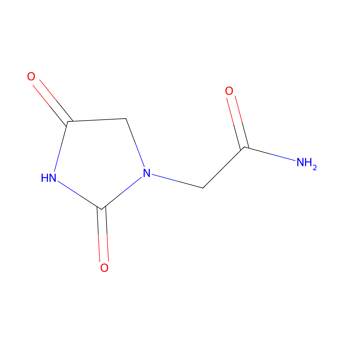 2-(2,4-Dioxoimidazolidin-1-yl)acetamide molecular structure, CAS 834882-86-9