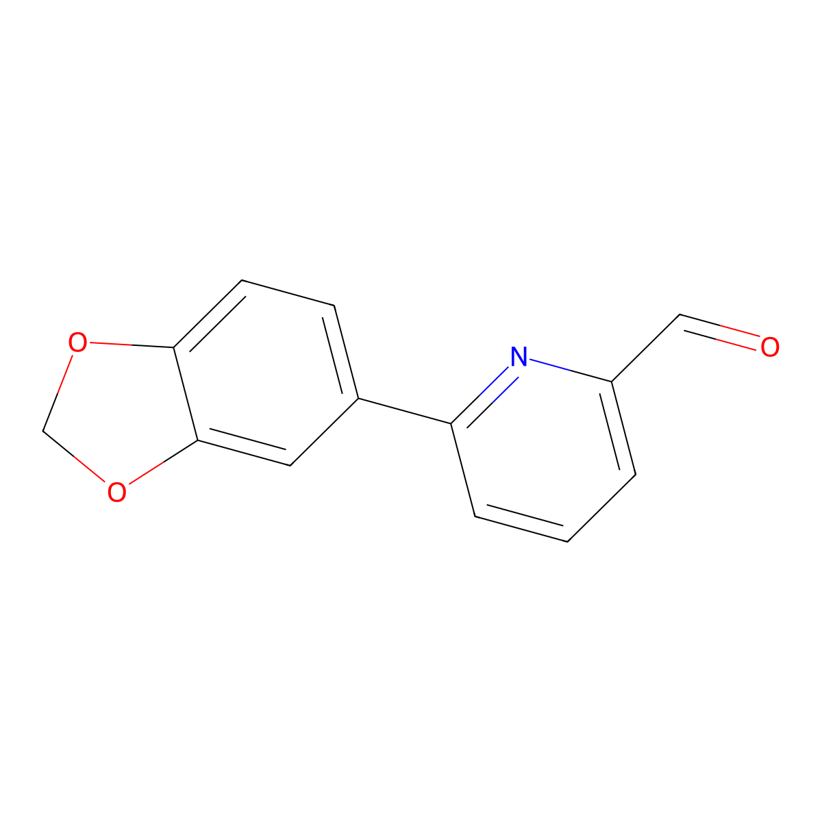 6-(1,3-Benzodioxol-5-yl)-2-pyridinecarboxaldehyde molecular structure, CAS 834884-78-5