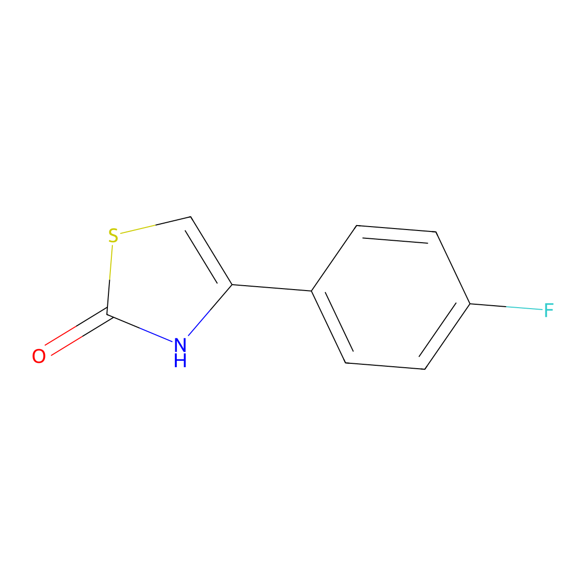 4-(4-Fluorophenyl)-1,3-thiazol-2-OL molecular structure, CAS 834885-06-2