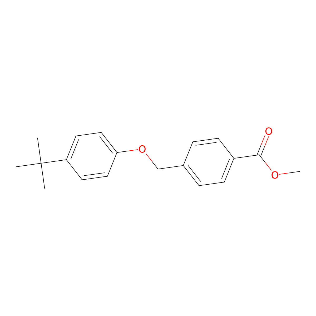 Methyl 4-[(4-tert-butylphenoxy)methyl]benzoate molecular structure, CAS 834913-16-5
