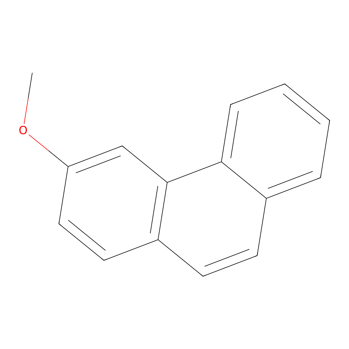 3-Methoxyphenanthrene molecular structure, CAS 835-06-3