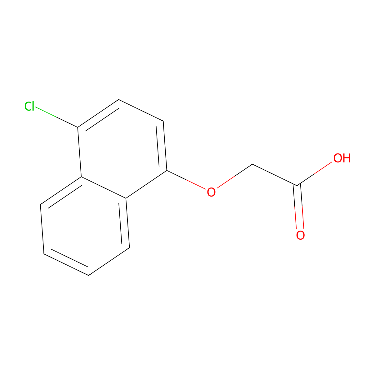 2-[(4-Chloronaphthalen-1-yl)oxy]acetic acid molecular structure, CAS 835-08-5