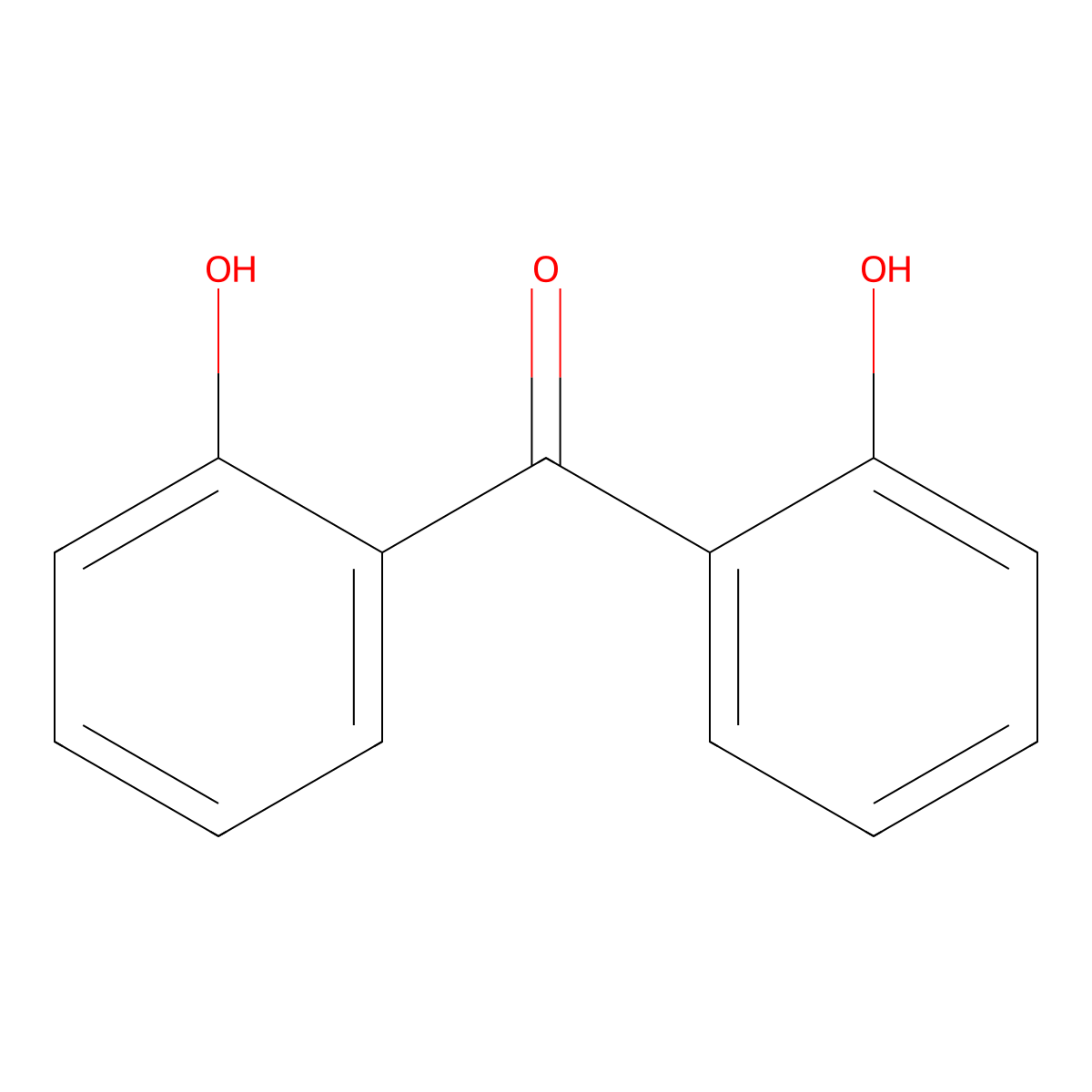2,2'-Dihydroxybenzophenone molecular structure, CAS 835-11-0