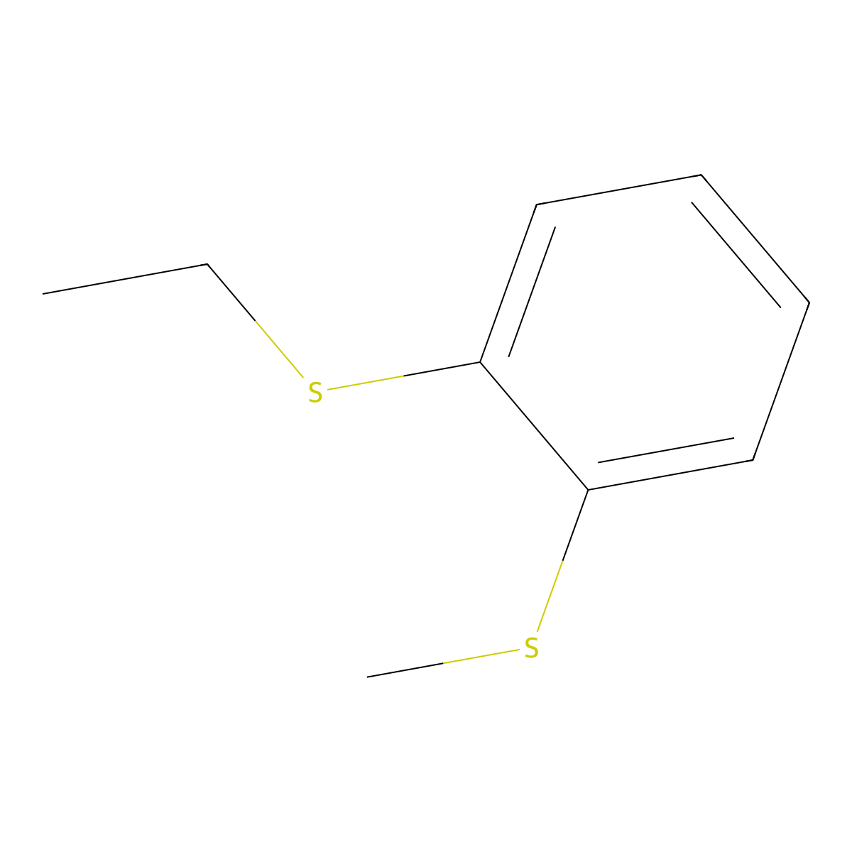 Ethyl(2-(methylthio)phenyl)sulfane molecular structure, CAS 83500-73-6