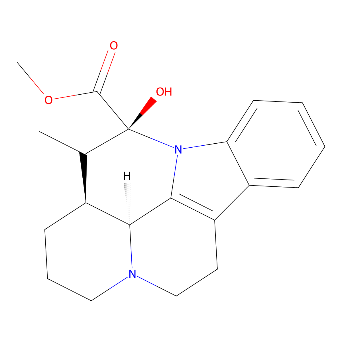 16-Epivincamine molecular structure, CAS 83508-82-1