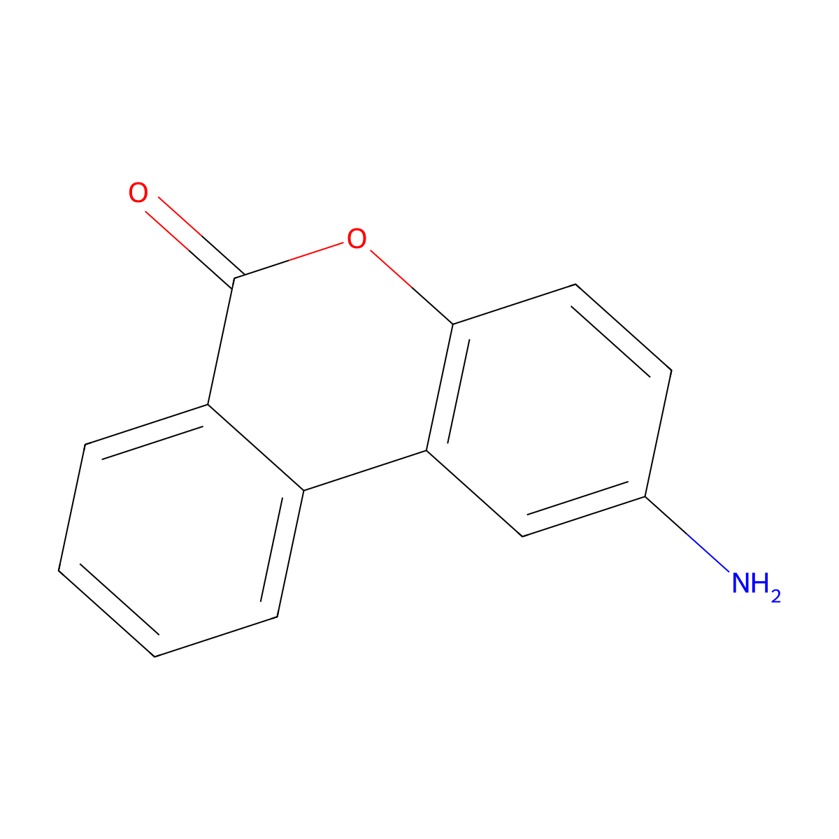 6-Amino-3,4-benzocoumarin molecular structure, CAS 83527-99-5