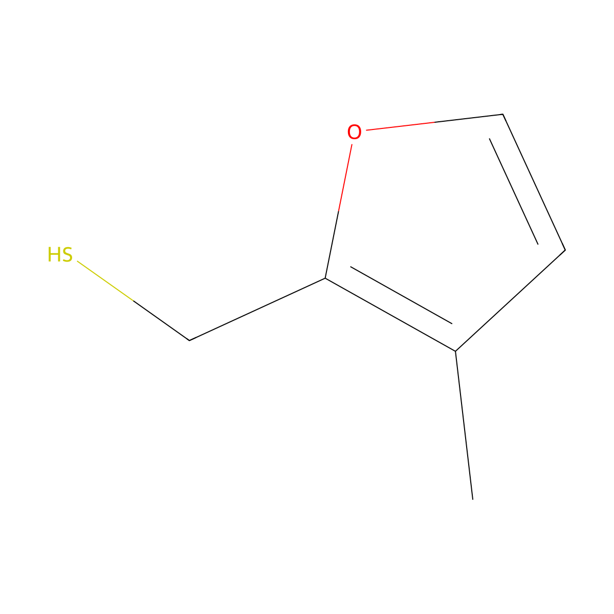 (3-Methylfuran-2-yl)methanethiol molecular structure, CAS 83540-01-6