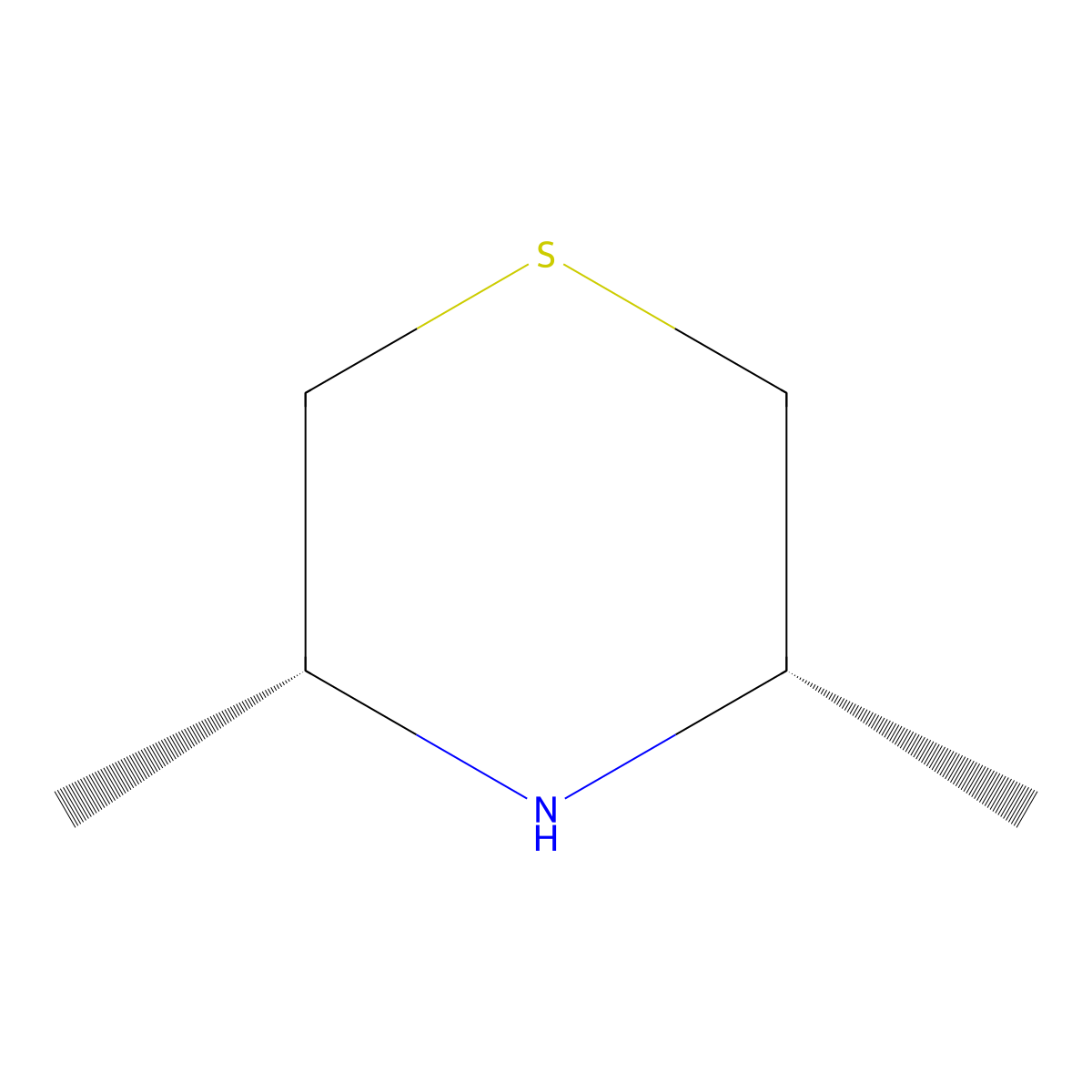 cis-3,5-Dimethyl-thiomorpholine molecular structure, CAS 83547-37-9