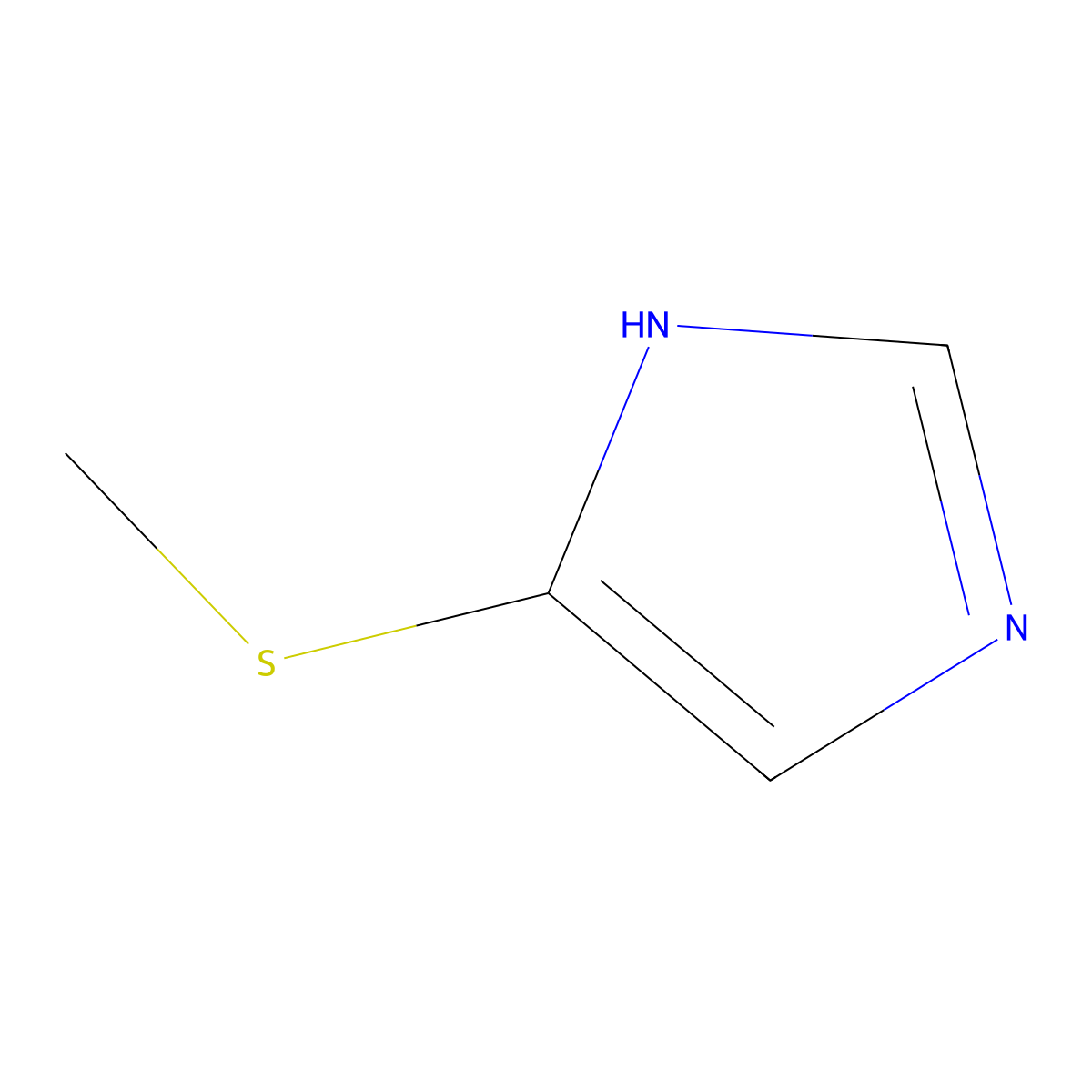 5-(Methylsulfanyl)-1H-imidazole molecular structure, CAS 83553-60-0