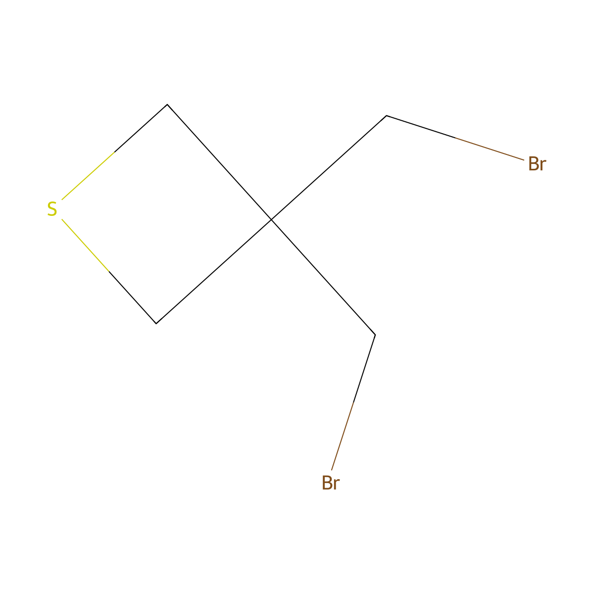 3,3-Bis(bromomethyl)thietane molecular structure, CAS 835604-79-0