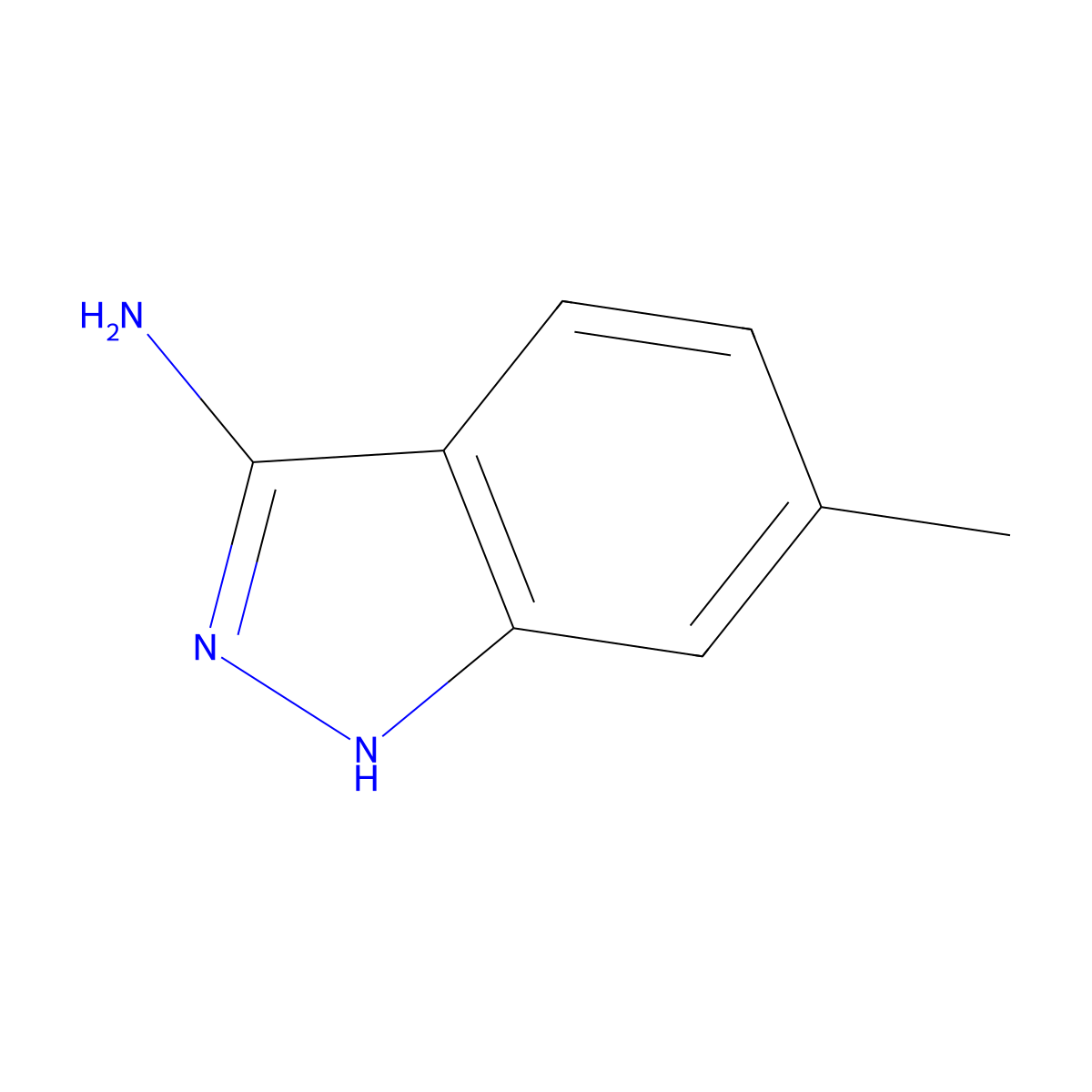 6-Methyl-1H-indazol-3-amine molecular structure, CAS 835616-39-2