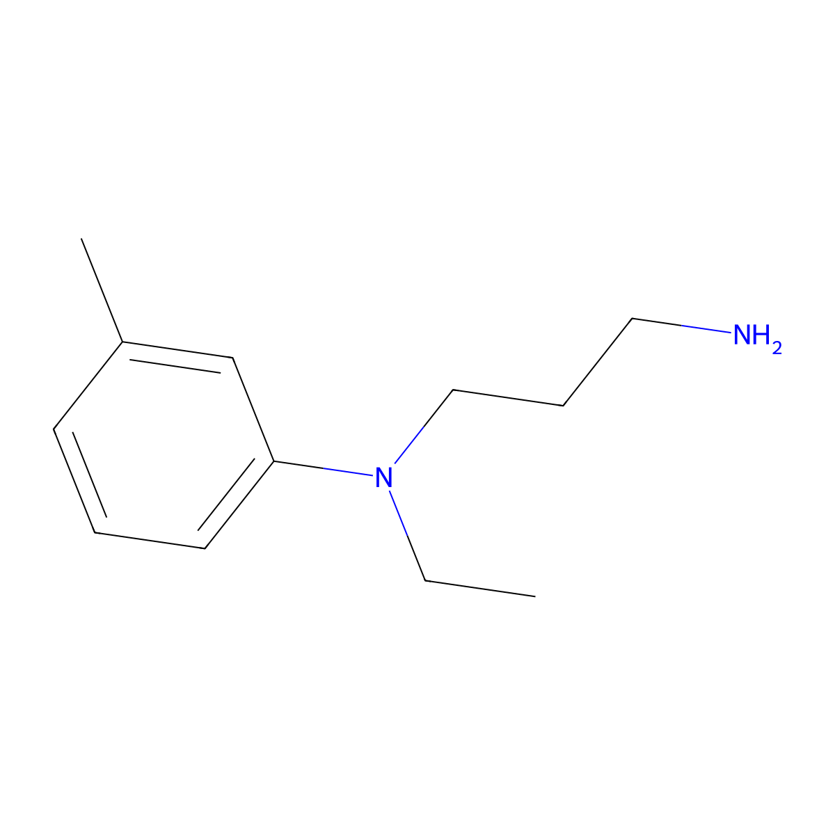 N-Ethyl-N-(3-methylphenyl)propane-1,3-diamine molecular structure, CAS 83566-92-1