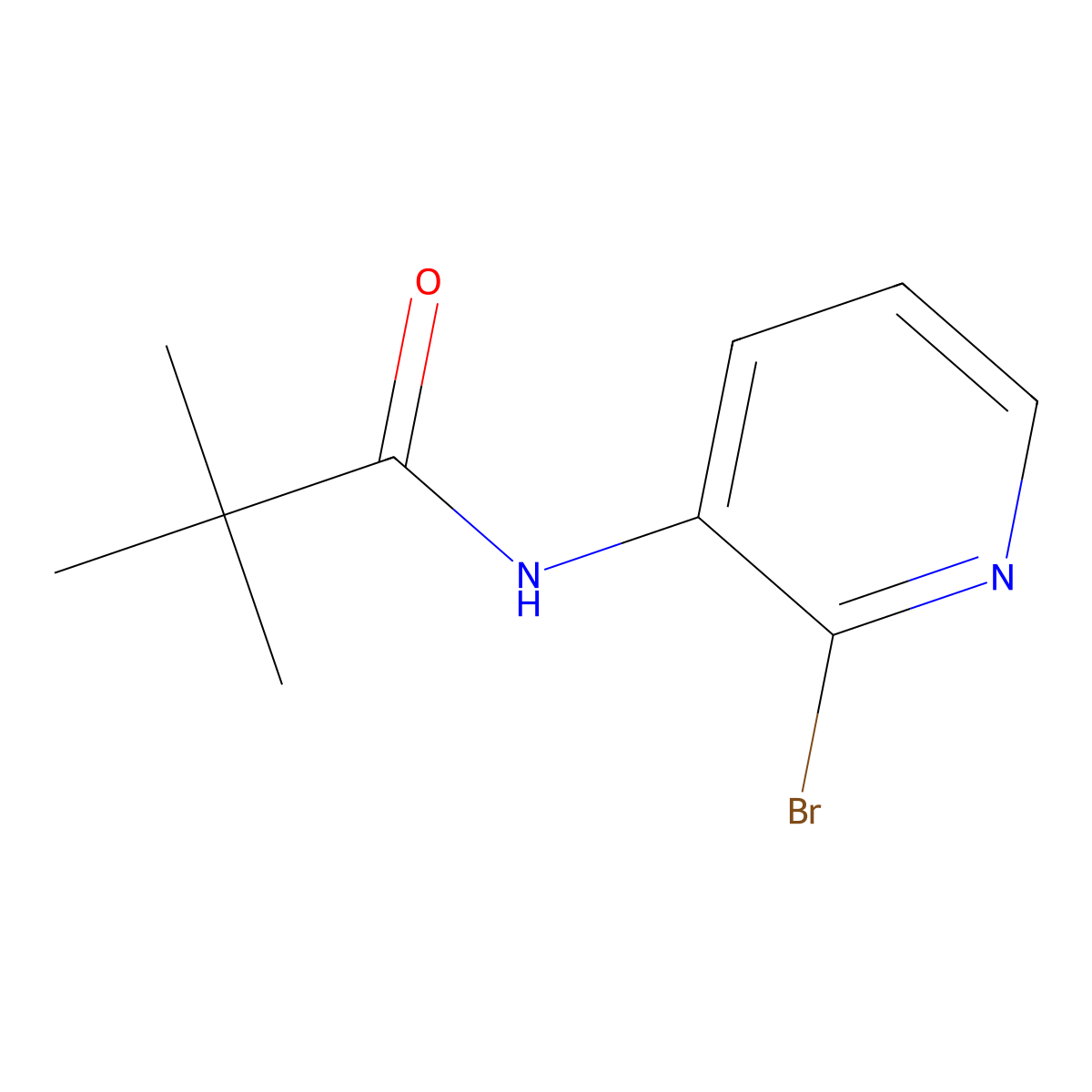 N-(2-Bromopyridin-3-Yl)Pivalamide molecular structure, CAS 835882-02-5