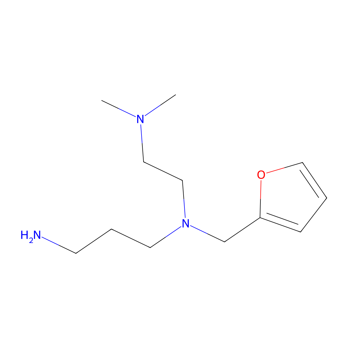 N-[2-(Dimethylamino)ethyl]-N-(2-furylmethyl)propane-1,3-diamine molecular structure, CAS 835887-73-5