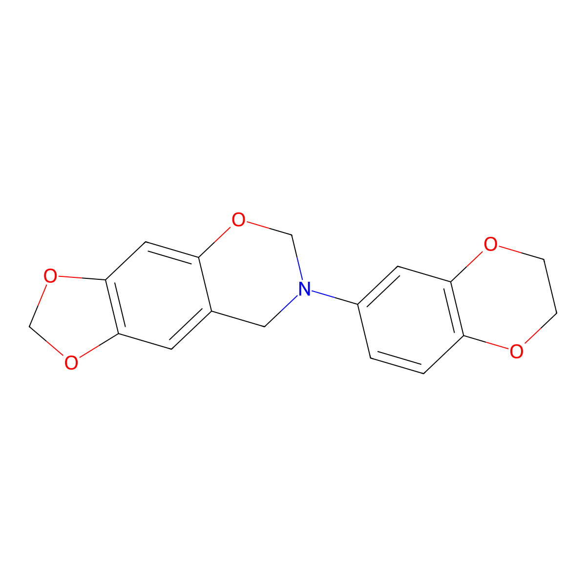 7-(2,3-Dihydro-1,4-benzodioxin-6-yl)-6,8-dihydro-[1,3]dioxolo[4,5-g][1,3]benzoxazine molecular structure, CAS 835899-76-8