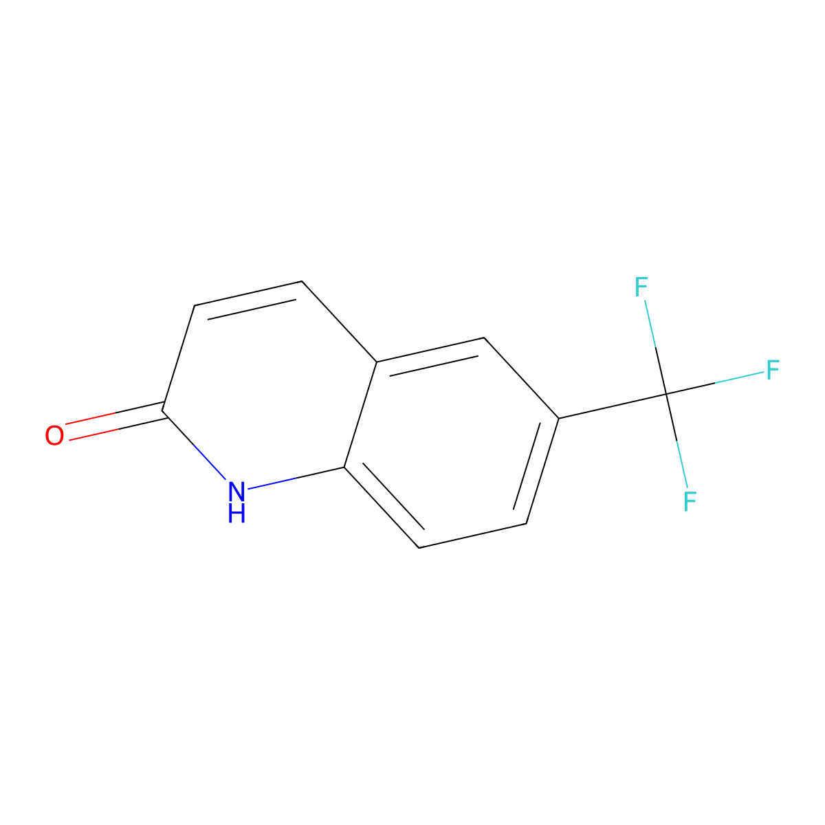 6-(Trifluoromethyl)quinolin-2(1H)-one molecular structure, CAS 835903-14-5