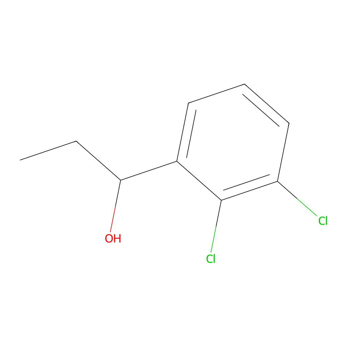 1-(2,3-Dichlorophenyl)propan-1-ol molecular structure, CAS 835925-33-2