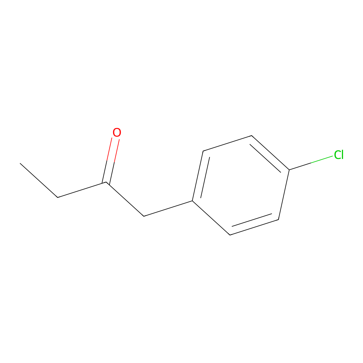1-(4-Chlorophenyl)butan-2-one molecular structure, CAS 83598-07-6