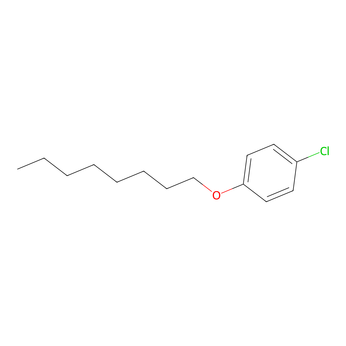 1-Chloro-4-(octyloxy)benzene molecular structure, CAS 836-60-2