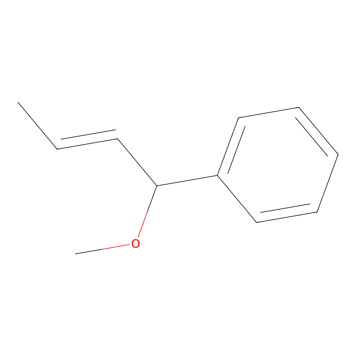 (E)-(1-methoxybut-2-en-1-yl)benzene molecular structure, CAS 83605-30-5