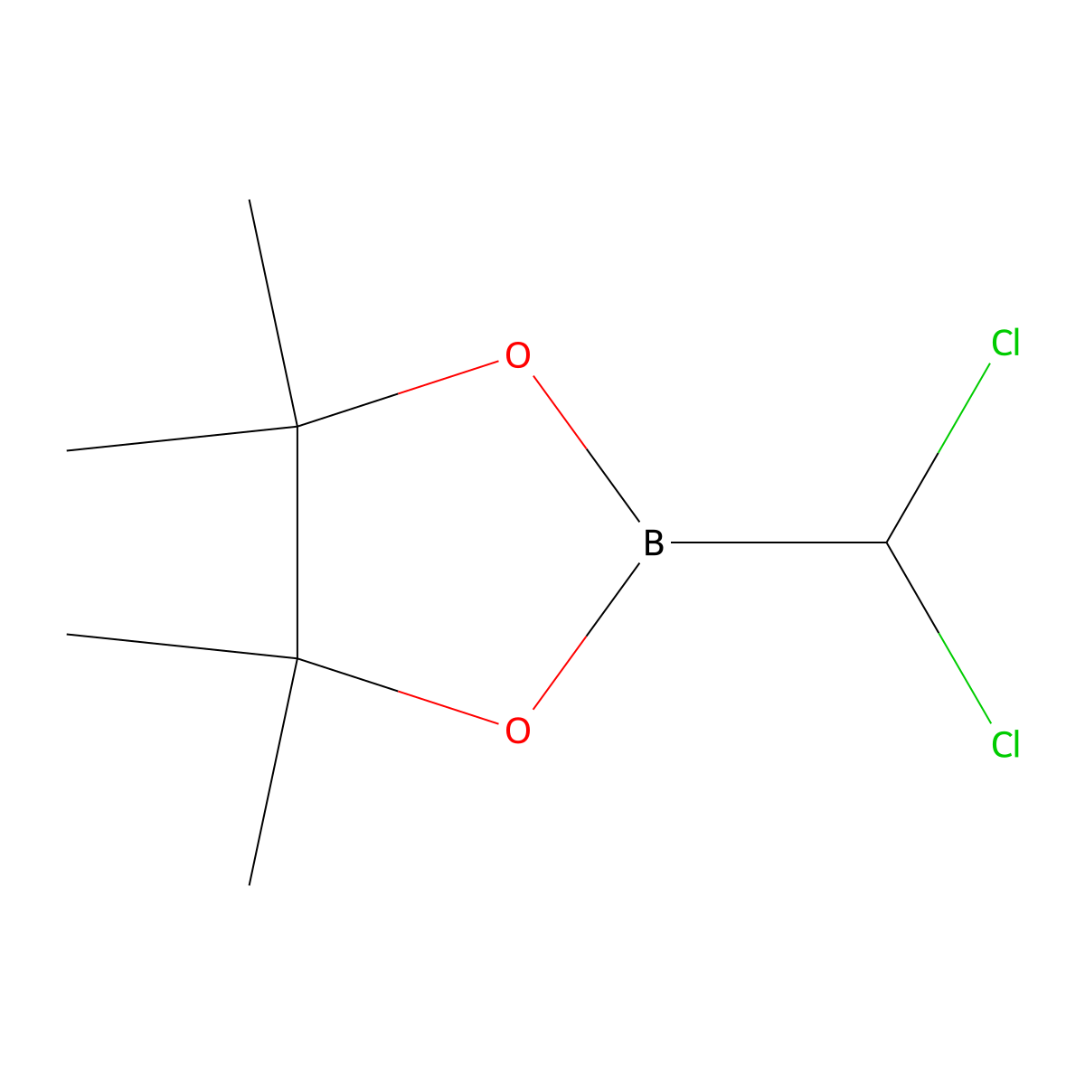2-(Dichloromethyl)-4,4,5,5-tetramethyl-1,3,2-dioxaborolane molecular structure, CAS 83622-41-7