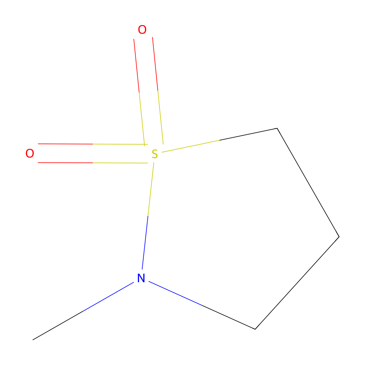 2-Methylisothiazolidine 1,1-dioxide molecular structure, CAS 83634-83-7