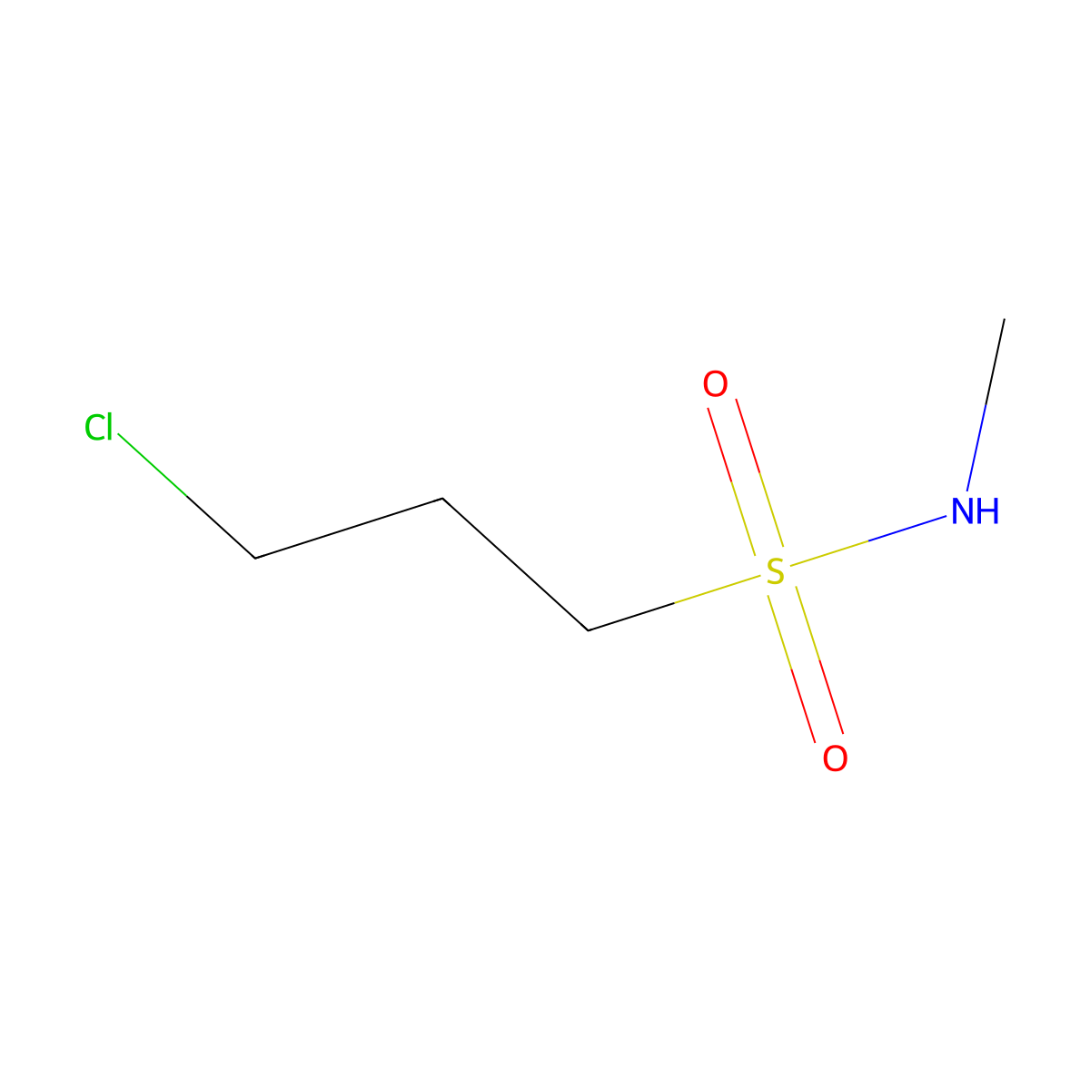 3-chloro-N-methylpropane-1-sulfonamide molecular structure, CAS 83635-06-7