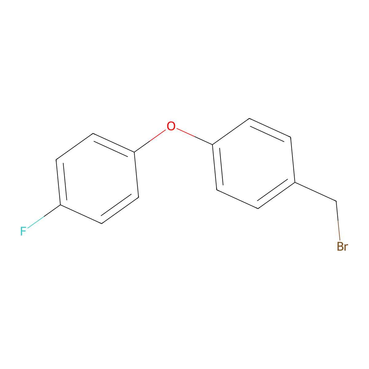 1-(Bromomethyl)-4-(4-fluorophenoxy)benzene molecular structure, CAS 83642-03-9
