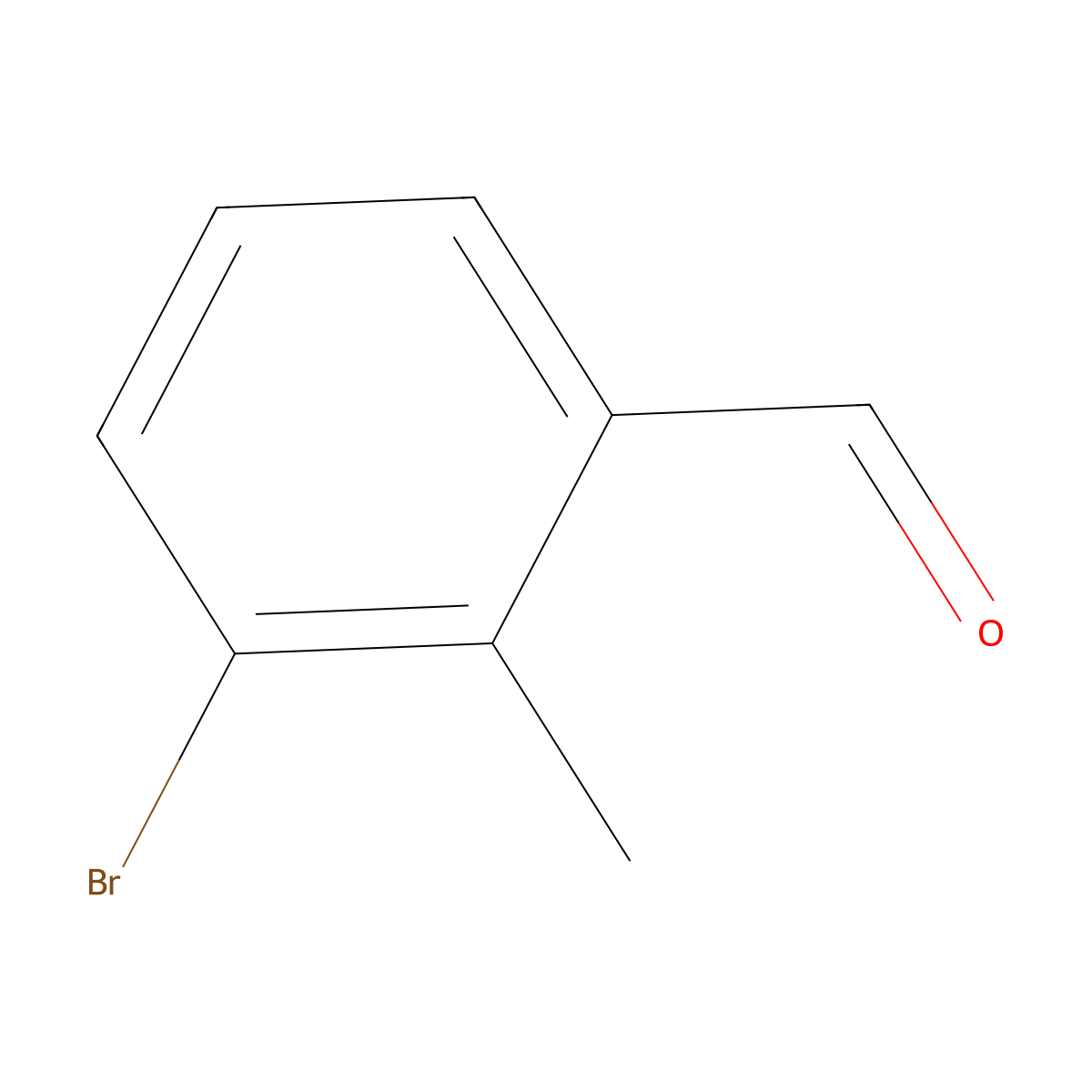 3-Bromo-2-methylbenzaldehyde molecular structure, CAS 83647-40-9
