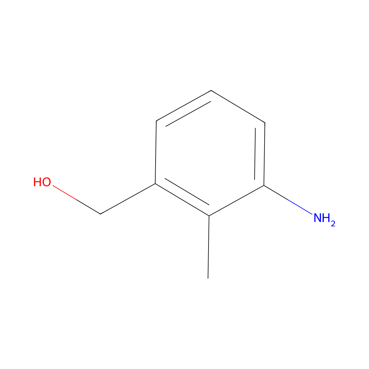 (3-Amino-2-methylphenyl)methanol molecular structure, CAS 83647-42-1