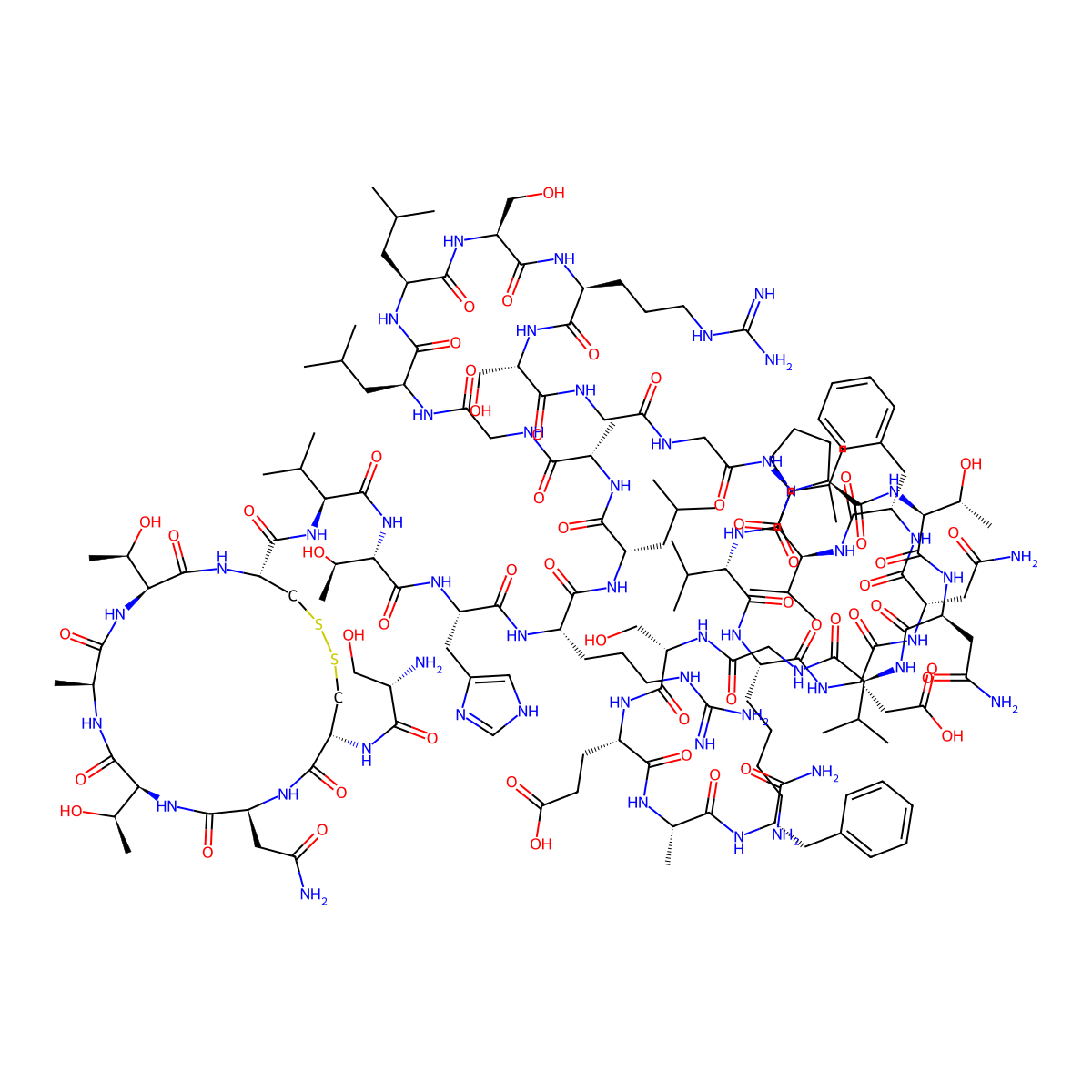 CGRP (rat) molecular structure, CAS 83651-90-5